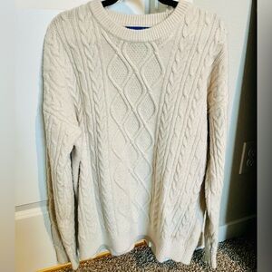 Aelfric Eden Cream Cable Knit Sweater